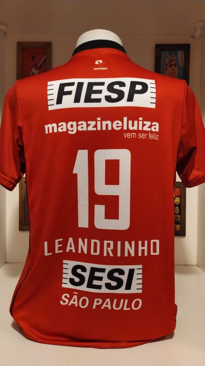 Camisa Franca Overtime 2017 Leandrinho Barbosa basquete autografada - Image 5