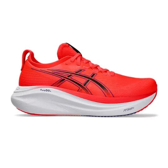 Asics Gel-Nimbus 27 - Flash Red/ Black - Image 2