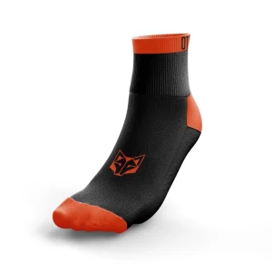 OTSO Multisport Socks Low Cut - Black & Flue Orange