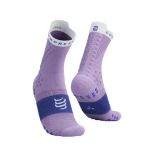 Compressport Pro Racing Socks V4.0 Trail - Lupine/Dazz Blue