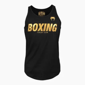 Camisola Venum Boxing VT Preto-Ouro