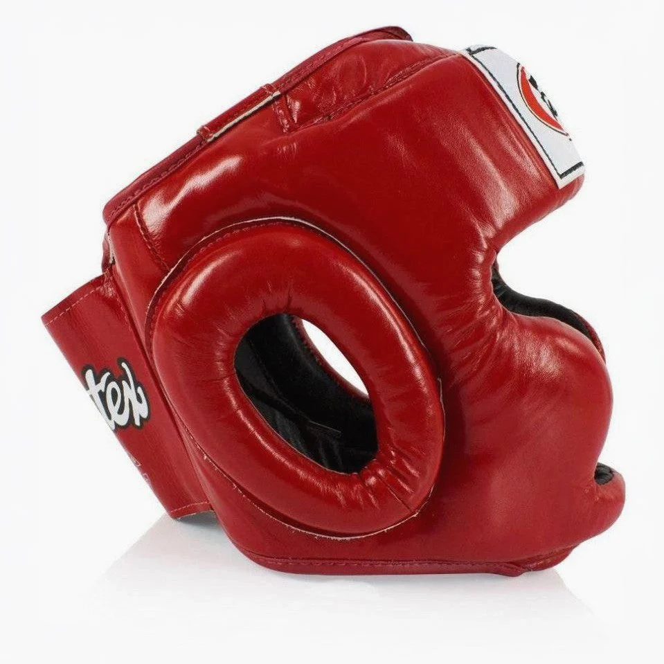 Capacete Fairtex Cobertura Total HG3 Vermelho - Image 4
