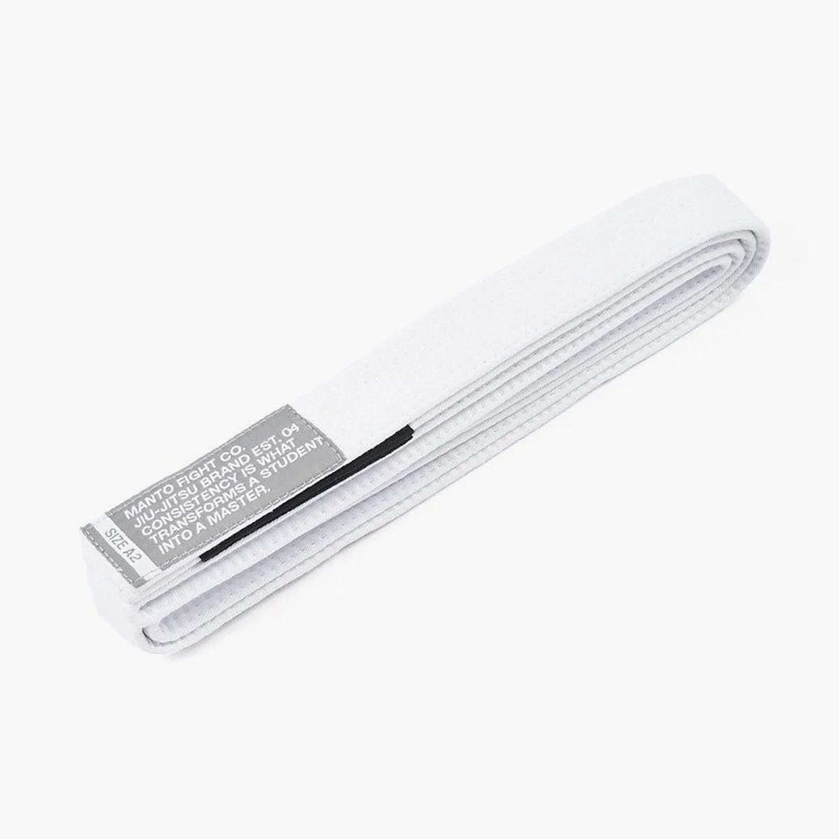 Cinturão BJJ Manto Motto Branco - Image 2