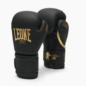 Luvas de Boxe Leone GN059D Preto&Dourado