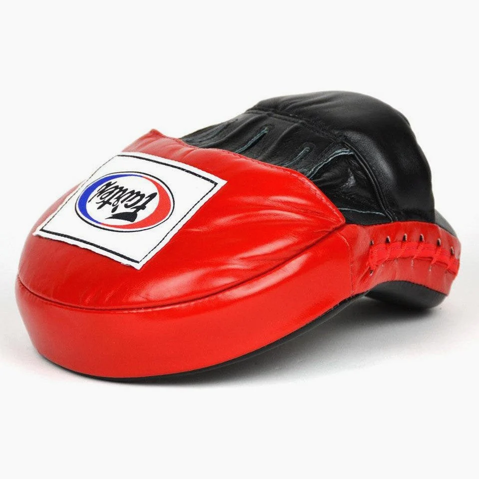 Plastrons Fairtex Ultimate Contoured FMV9 Preto-vermelho - Image 7