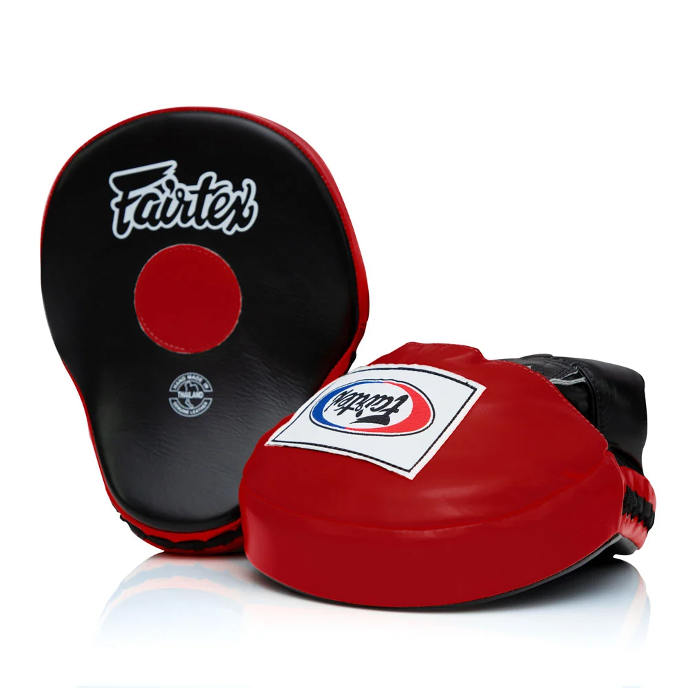 Plastrons Fairtex Ultimate Contoured FMV9 Preto-vermelho - Image 2
