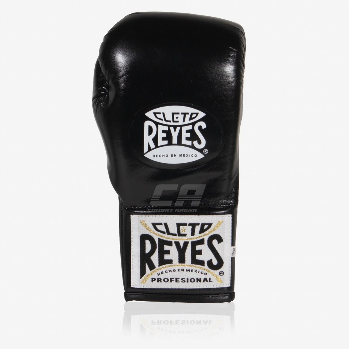 Luvas de Boxe Cleto Reyes Safetec CB4 Preto-prata com atacadores - Image 3