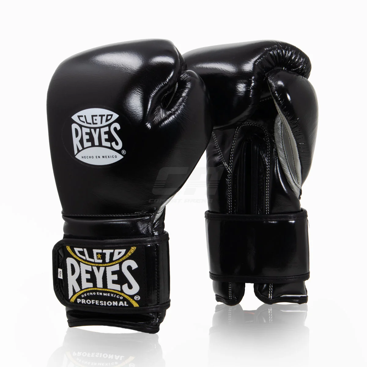 Luvas de Boxe Cleto Reyes Sparring CE6 Preto-Prata - Image 2