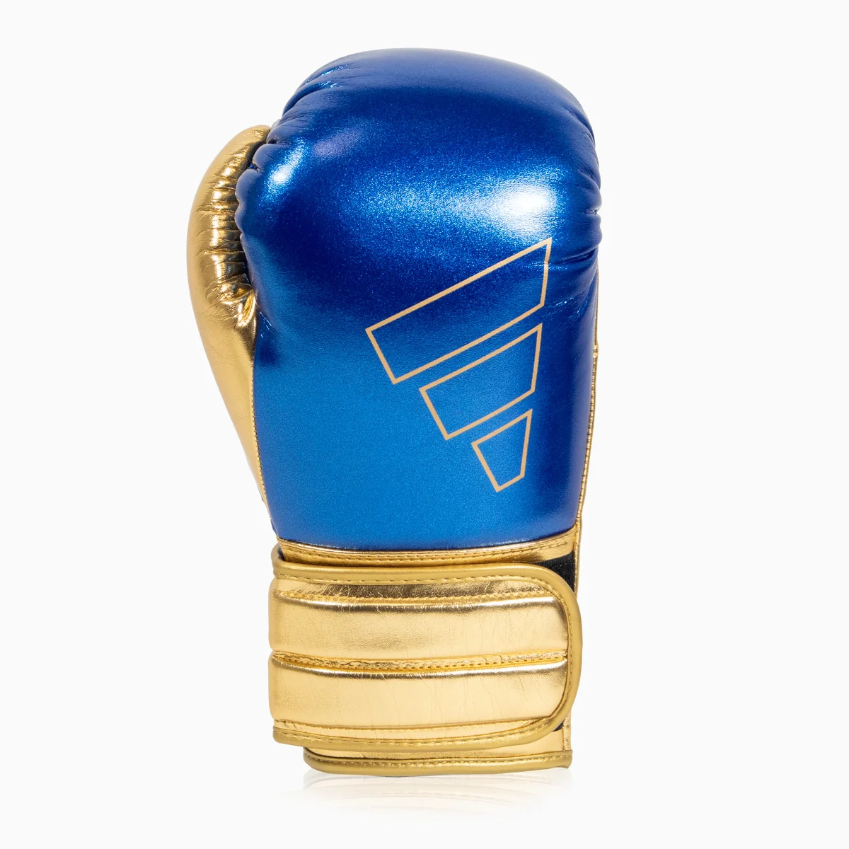 Luvas de Boxe Adidas Hybrid 500 Pró com Velcro Azul-ouro - Image 6