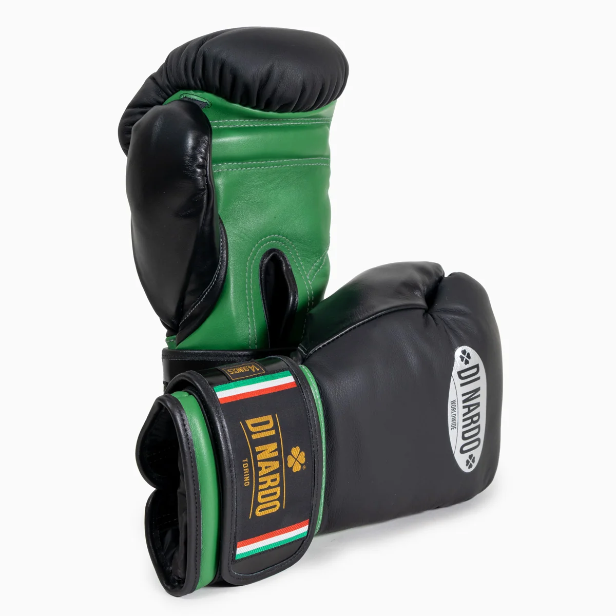 Luvas de Boxe Di Nardo com Velcro 14 Oz Nero-verde - Image 2