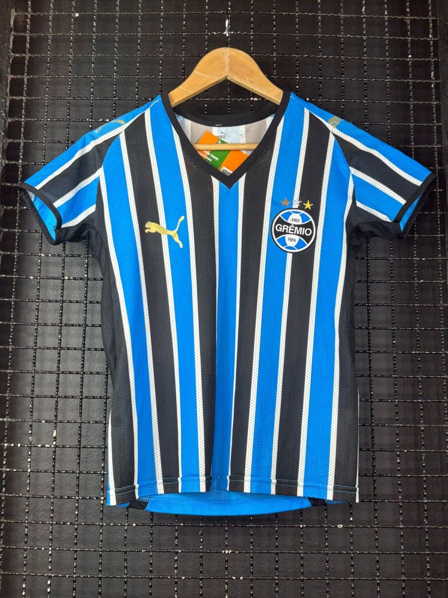 Camisa Grêmio Puma 2008 tricolor feminina