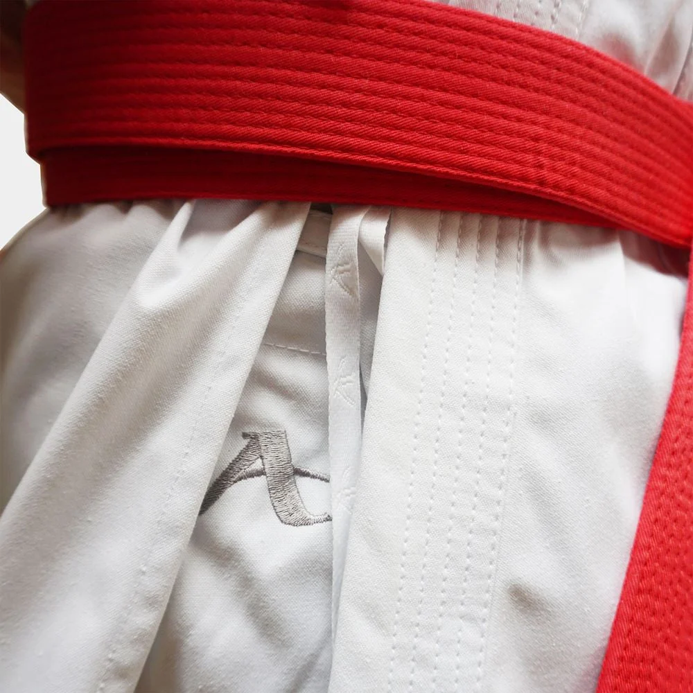 Fato karate Arawaza Kata Deluxe Evo WKF bordado branco - Image 6