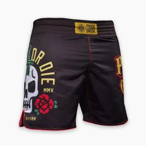Calções de MMA Pride or Die Fique Afiado