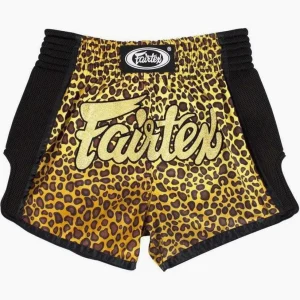 Calções de Kickboxing-Thai Fairtex BS1709 Leopardo
