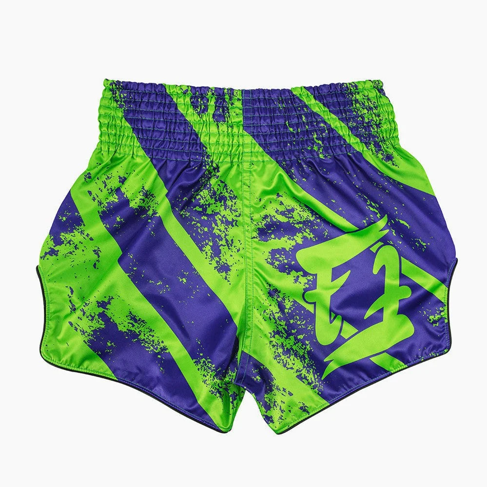 Calções de Kickboxing-Thai Fairtex BS1928 Street King Verde - Image 3