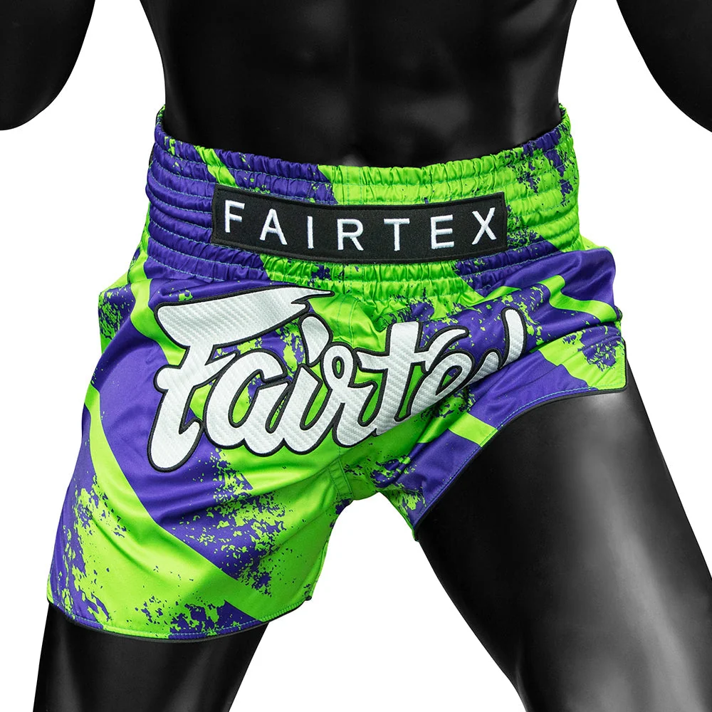 Calções de Kickboxing-Thai Fairtex BS1928 Street King Verde - Image 5