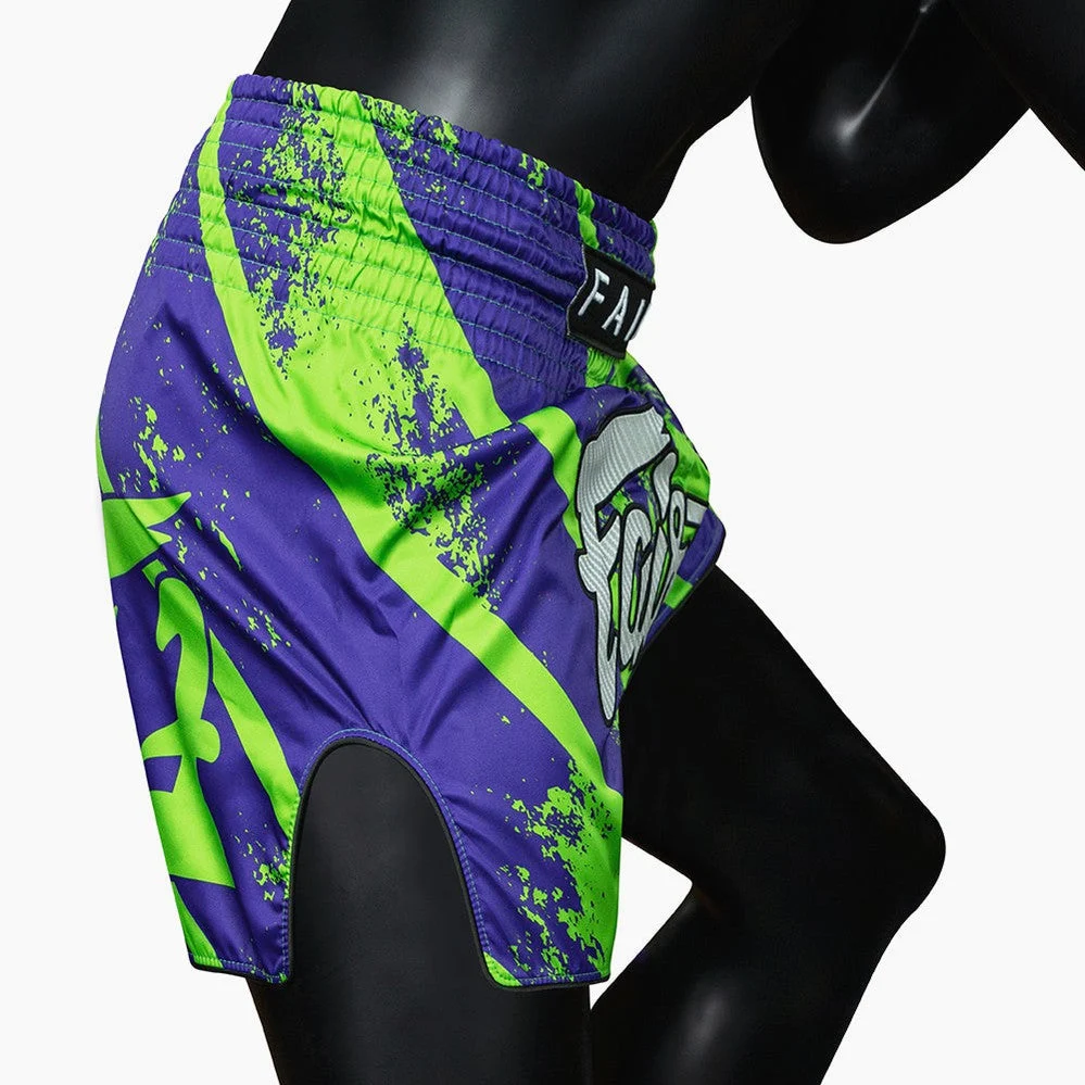 Calções de Kickboxing-Thai Fairtex BS1928 Street King Verde - Image 7