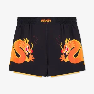 Calções de MMA Manto Varsóvia Para Tóquio Preto