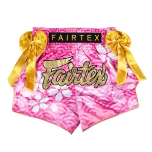 Calções kick-tailandeses Fairtex Sakura Edição Limitada