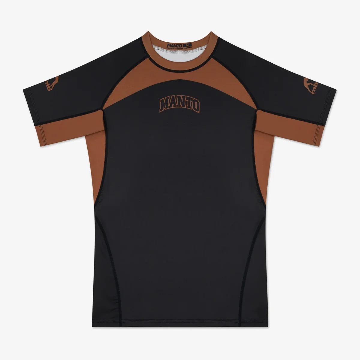 Rashguard Manto Ranked 25 mangas curtas Castanho
