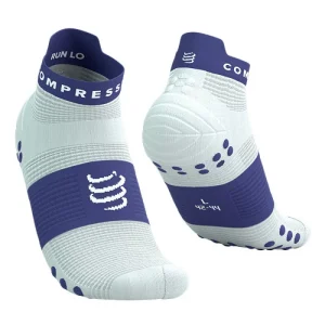 Compressport Pro Racing V4.0 Run Low - Star White / Orient Blue