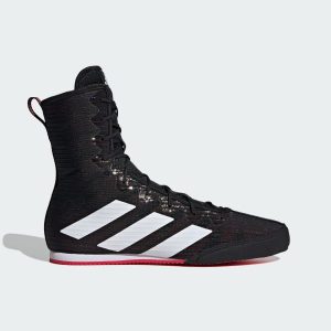 Sapatos de Boxe Adidas Box Hog 4 Preto-branco