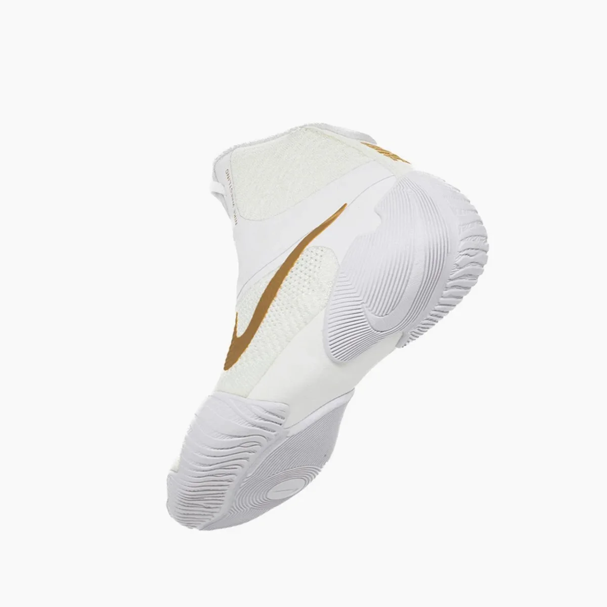 Sapatos de Luta-Wrestling Nike Tawa Branco-ouro - Image 8