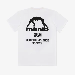 T-shirt Manto Society Branco