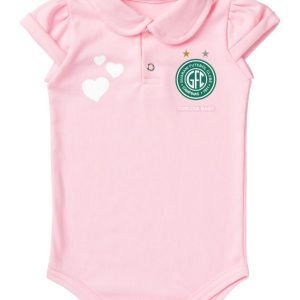 Body Polo Rosa Guarani Torcida Baby