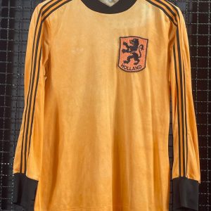 Camisa Holanda Adidas 1980 mangas longas
