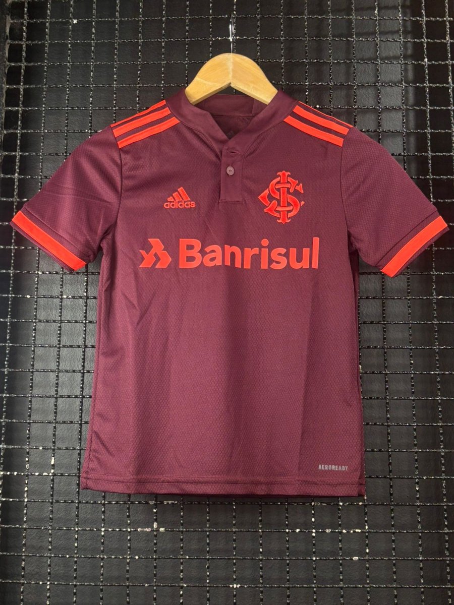 Camisa Internacional Adidas 2021 vinho infantil - Image 2