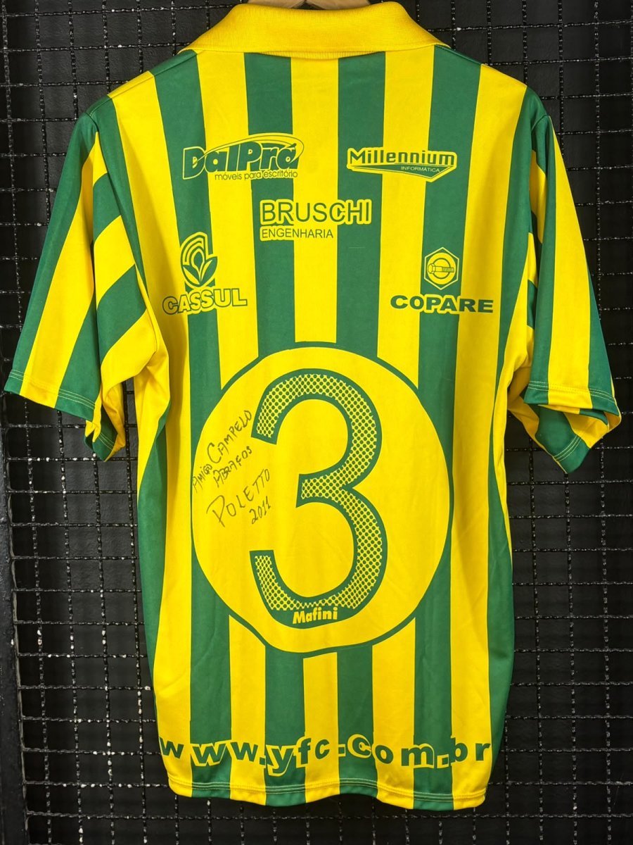 Camisa Ypiranga – RS Mafini 2011 Poletto autografada - Image 3