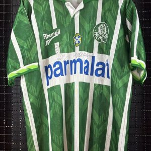 Camisa Palmeiras Rhumell 1996 autografada