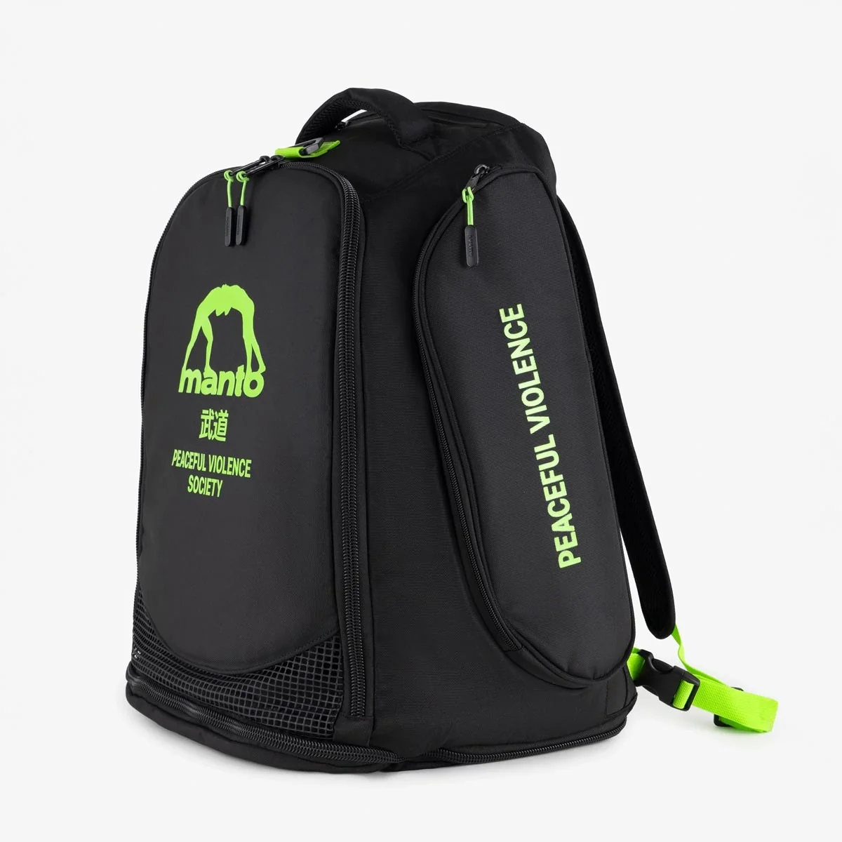 Mochila Manto SOCIETY Convertible XL Preto-verde - Image 2